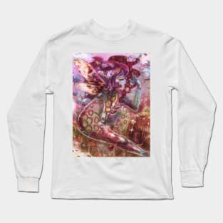 psychedelic earth faerie Long Sleeve T-Shirt